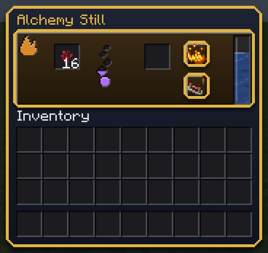 An alchemy still screen